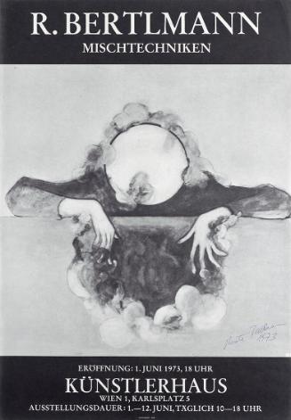 Renate Bertlmann, Künstlerhaus 1973, 1973, Offsetdruck auf Papier, 69 × 48 cm, 2019 Leihgabe de…