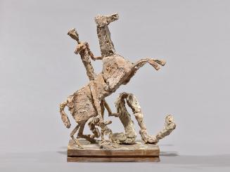Fritz Wotruba, Heiliger Georg, 1948, Gips, aufgetragen, 49,5 × 38 × 32 cm, Belvedere, Wien, Inv…