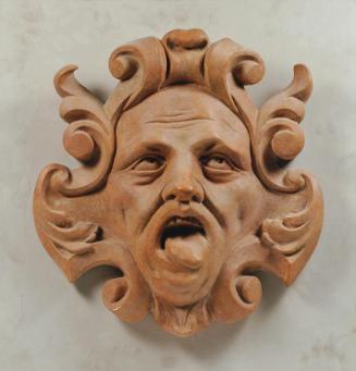 Unbekannter Künstler nach Georg Anton Gumpp, Maske vom Palais Pfeifersberg in Innsbruck, 1723, …