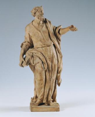 Johann Joseph Resler, Heiliger Petrus, um 1743, Terrakotta, H: 30 cm, Belvedere, Wien, Inv.-Nr.…