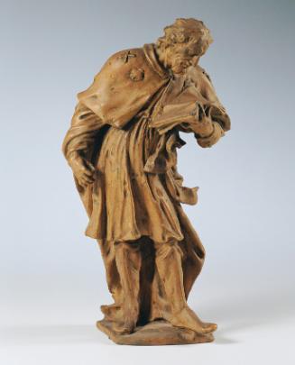 Giuvanni Giuliani, Der heilige Jacobus Maior, um 1700, Terrakotta, H: 24 cm, Belvedere, Wien, I…