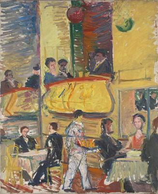 Herbert Boeckl, Ballszene, 1924, Öl auf Leinwand
, 73,5 x 59,8 cm, Belvedere, Wien, Inv.-Nr. 1…