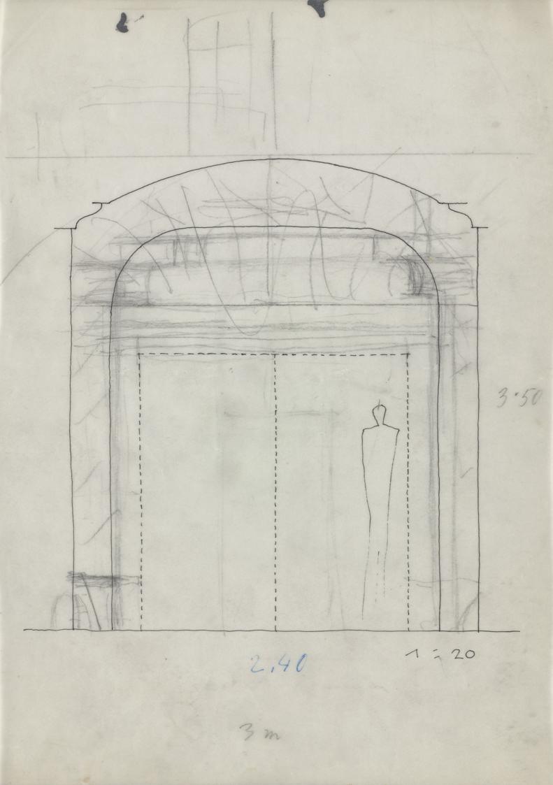 Entwurf für eine Neugestaltung des Eingangstores des Hauses Singerstraße 11, Wien, Innere Stadt