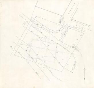 Fritz Gerhard Mayr, Lageplan des Baugrundstücks für die Kirche zur Heiligsten Dreifaltigkeit au…