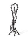 Gunter Damisch, Flämmlerbogenkonstrukt, 2012–2013, Aluminium, 350 × 130 × 90 cm, Belvedere, Wie…