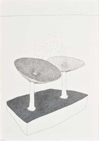 Werner Reiterer, Ohne Titel, 2003, Bleistift auf Papier, 70 × 50 cm, Belvedere, Wien, Inv.-Nr. …