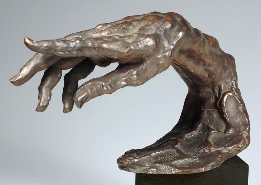 Gustinus Ambrosi, Handstudie, 1923, Bronze, 23,5 x 40 cm, Belvedere, Wien, Inv.-Nr. A 100