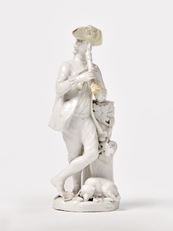 Flötenspieler mit Dreispitz