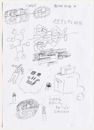 Christian Eisenberger, BCDEHIOX 380, 2021, Fotokopie auf Papier, 29,7 × 21,2 cm, Belvedere, Wie…