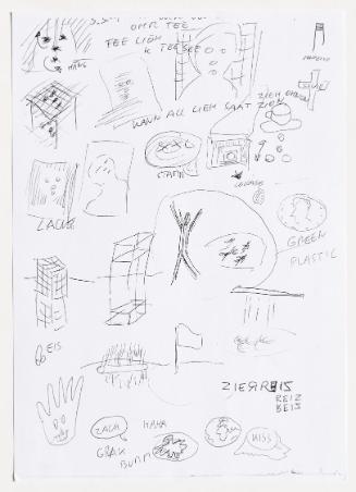 Christian Eisenberger, BCDEHIOX 380, 2021, Fotokopie auf Papier, 29,7 × 21,2 cm, Belvedere, Wie…