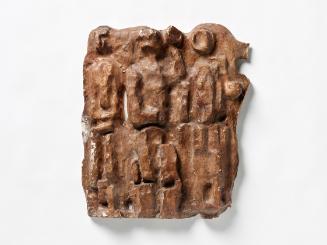 Fritz Wotruba, Figurenfries, vierteilig, linke Hälfte des Teils 4, 1953, Gipsguss nach Tonmodel…
