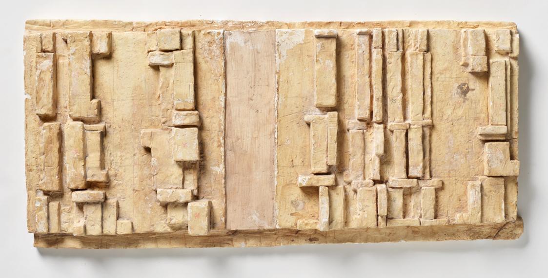 Figurenrelief, Entwurf frür Figurenrelief in zwei Teilen