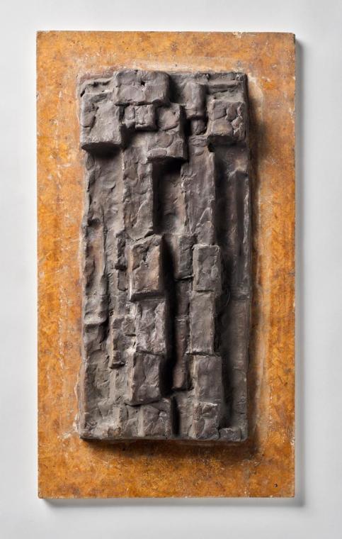 Relief mit zwei Figuren, Entwurf für Großes Relief mit zwei Figuren