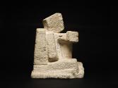 Fritz Wotruba, Hockender (Geschlossene Figur), 1951, Zementguss nach Steinskulptur, 53 × 22 × 4…