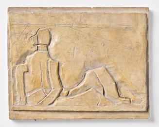 Fritz Wotruba, Acht kleine Reliefs, Relief 8, Anfang der 1950er Jahre, Gipsguss nach Tonmodell,…