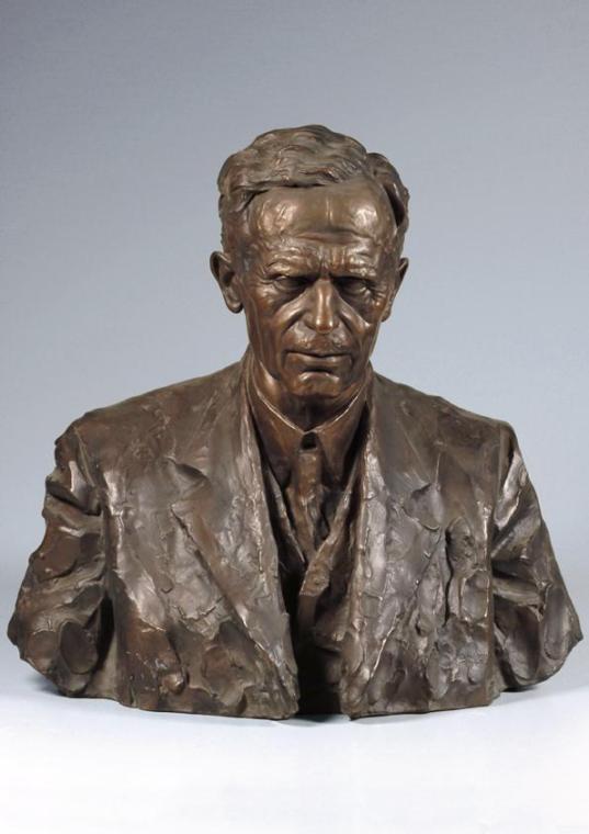 Gustinus Ambrosi, Gustav U. Ita, 1949, Bronze, H: 58 cm, Belvedere, Wien, Inv.-Nr. A 38a