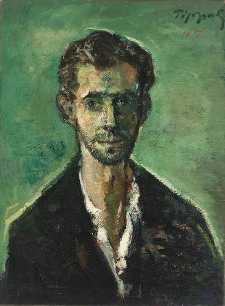 Hans Robert Pippal, Selbstporträt II, 1945, Öl auf Leinwand auf Platte, 77 × 57 cm, Belvedere, …