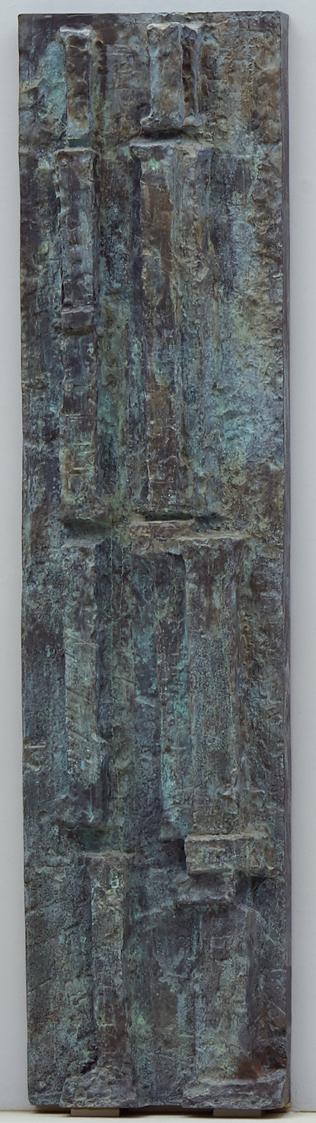 Fritz Wotruba, Marburger Relief (zweite Platte von acht Reliefplatten), 1963/1964, Bronze, 163,…