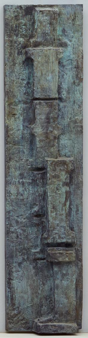 Fritz Wotruba, Marburger Relief (siebente Platte von acht Reliefplatten), 1963/1964, Bronze, 16…