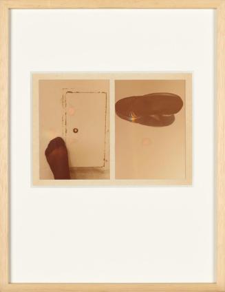 Birgit Jürgenssen, Wörterbuch der Gemeinplätze (Flaubert), 1975–1978, 2 Farbfotografien (Vintag…