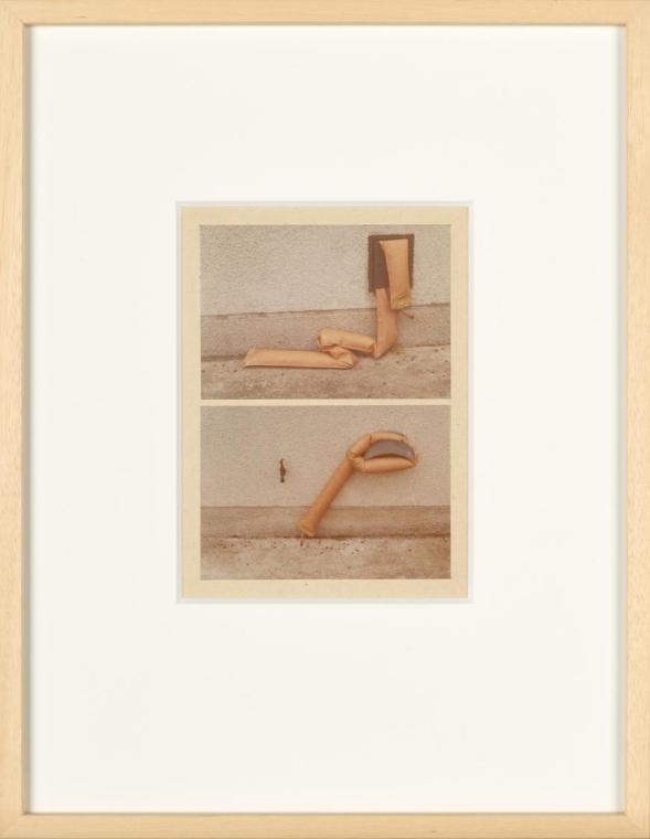 Birgit Jürgenssen, Wörterbuch der Gemeinplätze (Flaubert), 1975–1978, 2 Farbfotografien (Vintag…