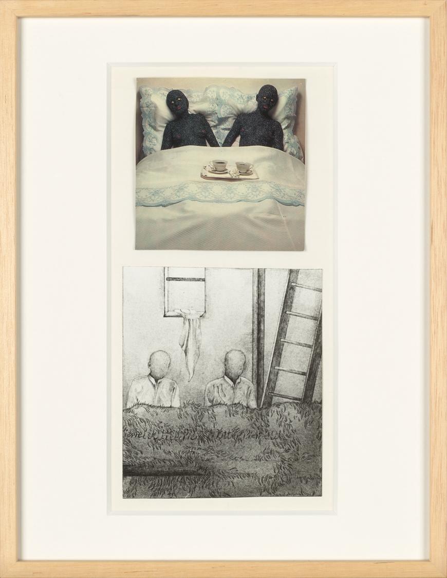 Birgit Jürgenssen, Wörterbuch der Gemeinplätze - Flaubert, 1975–1978, Farbfotografie und S/W-Fo…