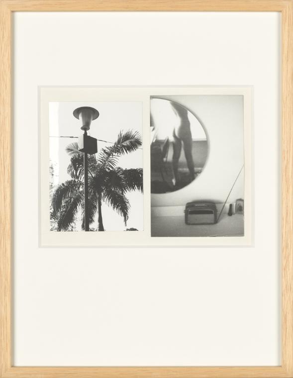 Birgit Jürgenssen, Wörterbuch der Gemeinplätze (Flaubert), 1975–1978, 2 S/W-Fotografien (Vintag…