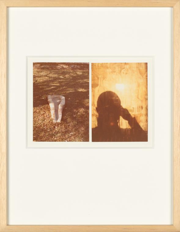 Birgit Jürgenssen, Wörterbuch der Gemeinplätze (Flaubert), 1975–1978, 2 Farbfotografien (Vintag…