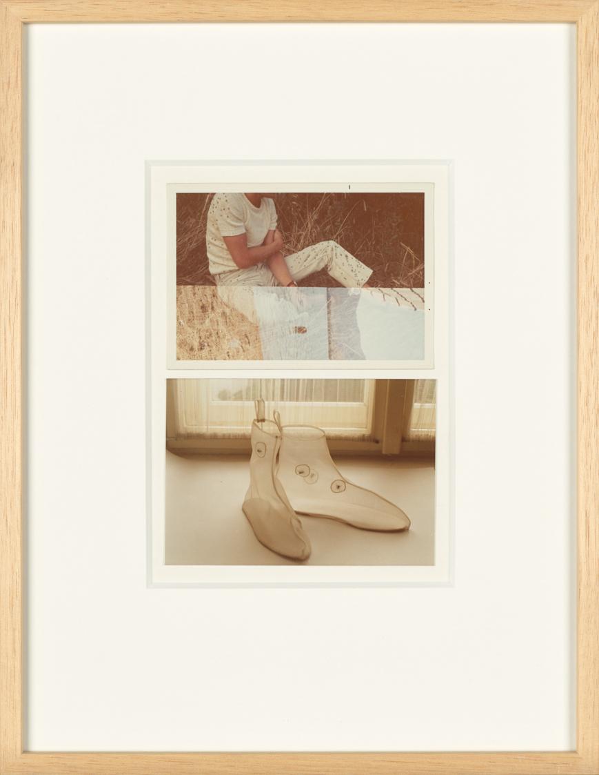 Birgit Jürgenssen, Wörterbuch der Gemeinplätze (Flaubert), 1975–1978, 2 Farbfotografien (Vintag…
