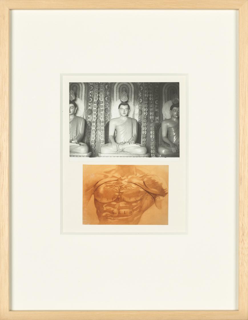 Birgit Jürgenssen, Wörterbuch der Gemeinplätze (Flaubert), 1975–1978, S/W-Fotografie und Farbfo…