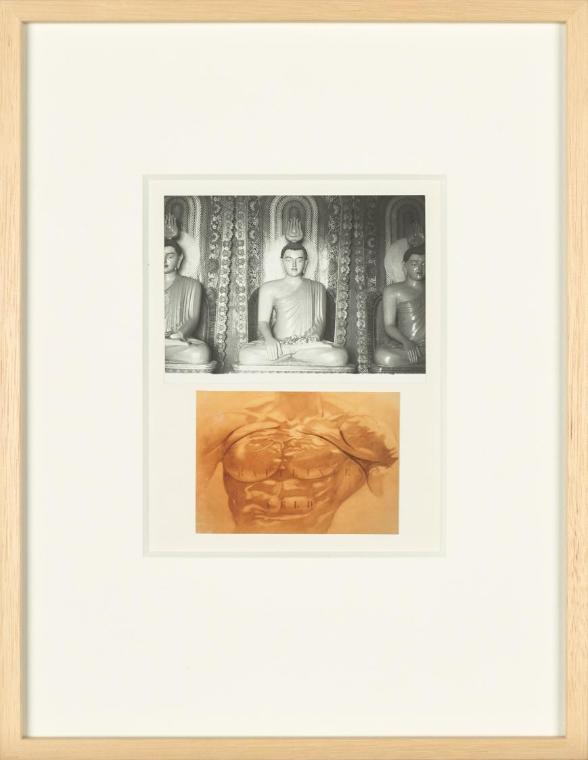 Birgit Jürgenssen, Wörterbuch der Gemeinplätze (Flaubert), 1975–1978, S/W-Fotografie und Farbfo…