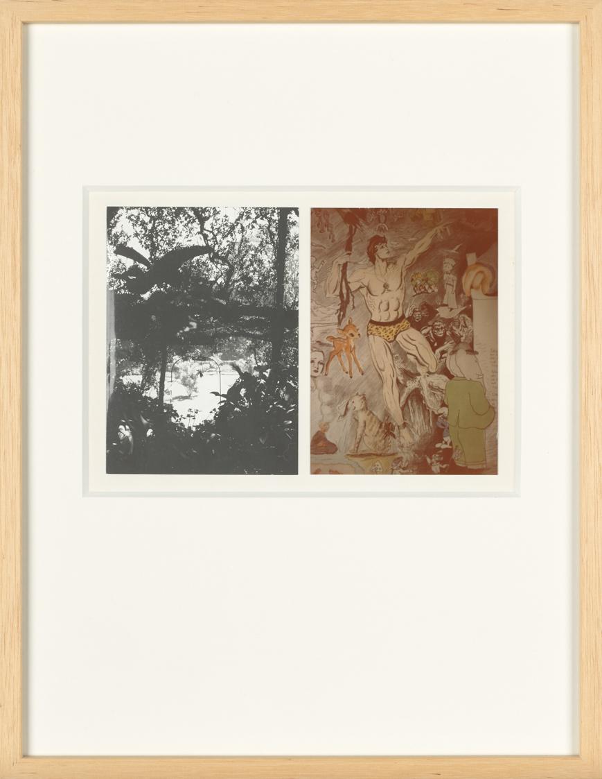 Birgit Jürgenssen, Wörterbuch der Gemeinplätze (Flaubert), 1975–1978, S/W-Fotografie und Farbfo…