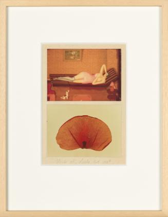 Birgit Jürgenssen, Wörterbuch der Gemeinplätze (Flaubert), 1975–1978, 2 Farbfotografien (Vintag…