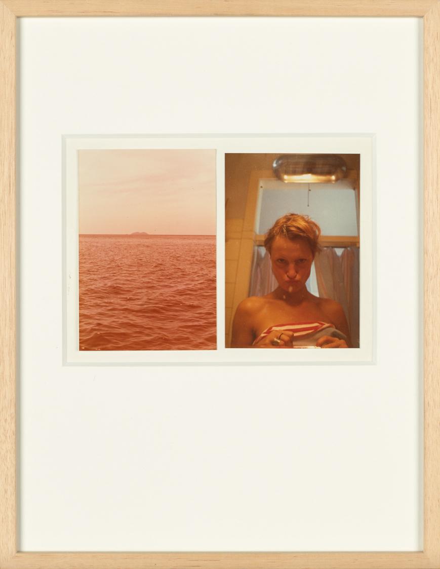 Birgit Jürgenssen, Wörterbuch der Gemeinplätze (Flaubert), 1975–1978, 2 Farbfotografien (Vintag…