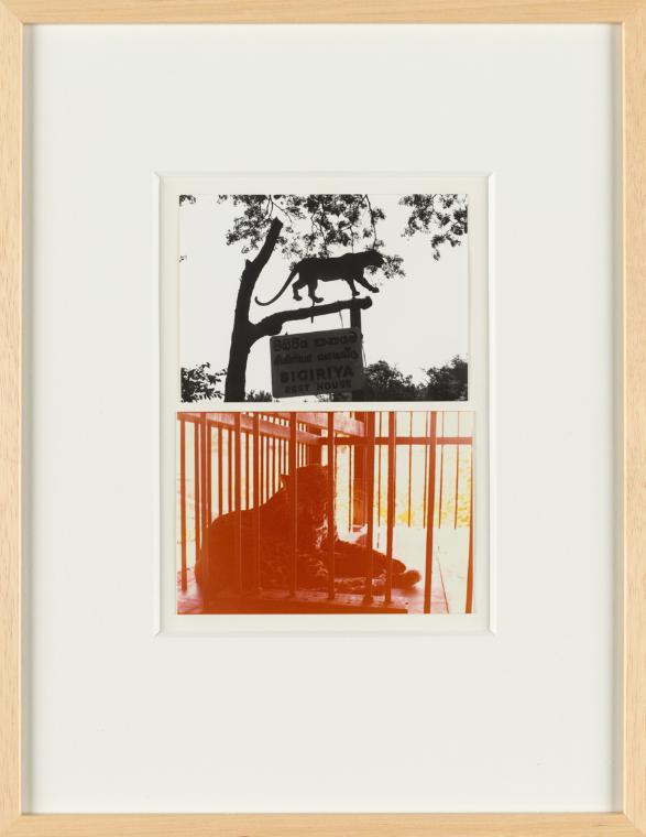 Birgit Jürgenssen, Wörterbuch der Gemeinplätze (Flaubert), 1975–1978, 2 Farbfotografien (Vintag…