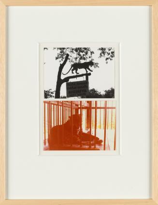 Birgit Jürgenssen, Wörterbuch der Gemeinplätze (Flaubert), 1975–1978, 2 Farbfotografien (Vintag…