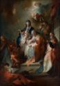 Franz Anton Maulbertsch, Die Heilige Sippe, um 1755, Öl auf Leinwand, 127 × 90 cm, Belvedere, W…