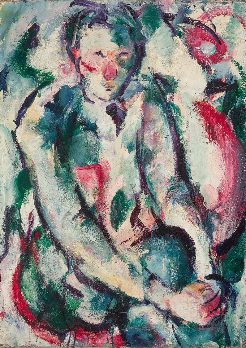 Herbert Boeckl, Johannes Lindner (Weißes Porträt), 1919, Öl auf Leinwand, 99 × 72 cm, Belvedere…