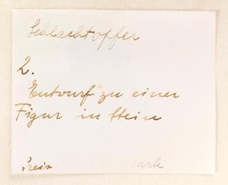Fritz Wotruba, Der Gefallene, undatiert, Aquarell über Grafitstift auf Papier, Blattmaße: 30 × …