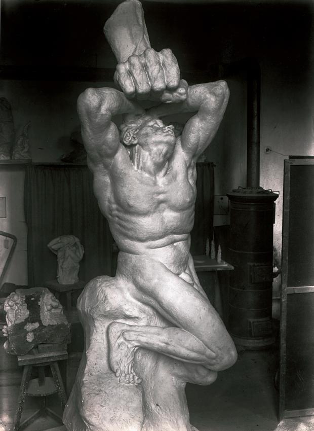 Gustinus Ambrosi, Die Erschaffung Adams, 1912-1919, Gips, H: 356 cm, Belvedere, Wien, Inv.-Nr. …