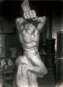 Gustinus Ambrosi, Die Erschaffung Adams, 1912-1919, Gips, H: 356 cm, Belvedere, Wien, Inv.-Nr. …