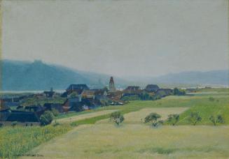 Anton Hans Karlinsky, Morgen an der Donau, 1908, Öl auf Leinwand, 73 x 103,5 cm, Belvedere, Wie…