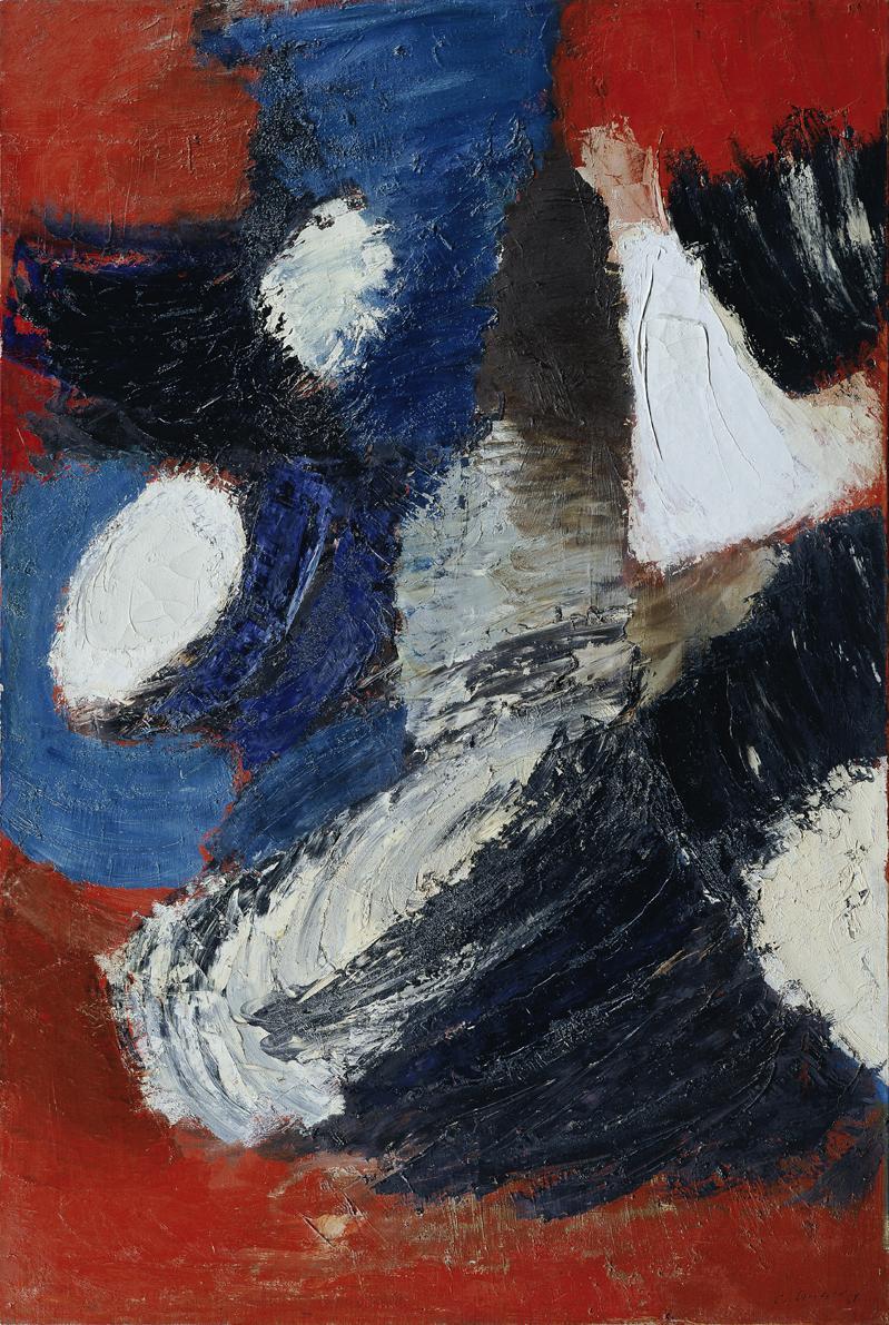 Carl Unger, Bethsabe III, 1958, Öl auf Leinwand, 150 x 99 cm, Artothek des Bundes, Dauerleihgab…