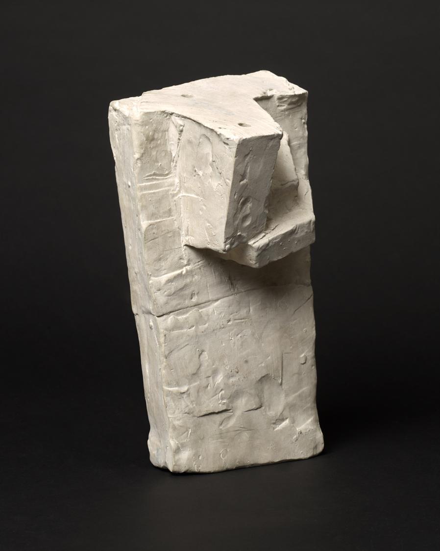 "Der Ring des Nibelungen" (Richard Wagner). Entwurf für die Bühnenbauten "Das Rheingold", 3. Bild "Unterirdische Kluft", der Inszenierung an der Deutschen Oper, Berlin, 1966. Rechter Modellteil