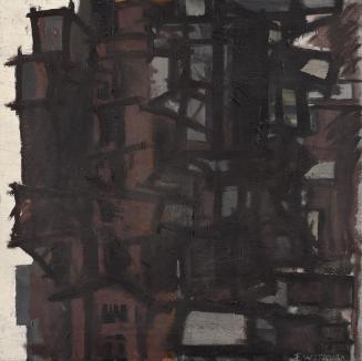 Fritz Wotruba, Architektur, 1965, Öl auf Leinwand, 50 × 50 cm, Belvedere, Wien, Inv.-Nr. FW 125…