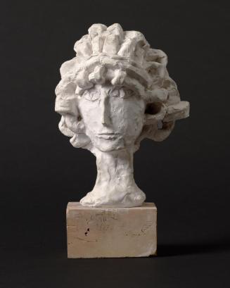 Fritz Wotruba, Kopf. Entwurf eines Kopfschmuck für die Figur der Klytaimestra für die Inszenier…