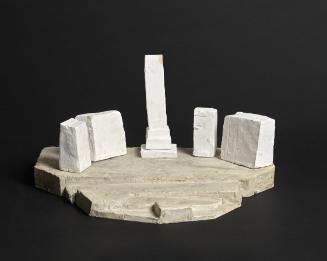 Fritz Wotruba, "König Ödipus" (Sophokles). Entwurf für die Bühnenbauten zur Inszenierung im The…