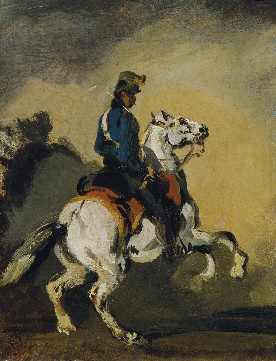 Piotr von Michalowski, Österreichischer Husar, um 1830, Öl auf Leinwand, 25,5 x 19 cm, Belveder…