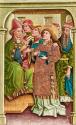 Tiroler Maler, Disputation des Heiligen Stephanus, Tirol um 1450/1460, Malerei auf Holz, 80,3 ×…