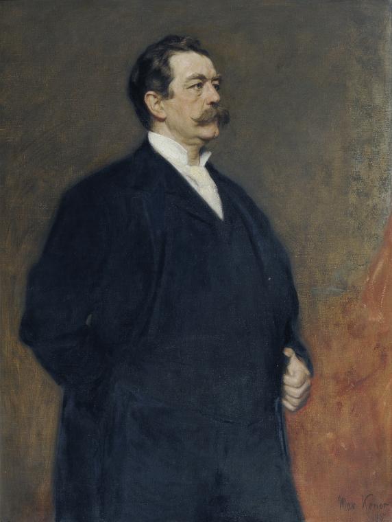 Max Koner, Fürst Herbert Bismarck, 1898, Öl auf Leinwand, 131 x 101 cm, Belvedere, Wien, Inv.-N…
